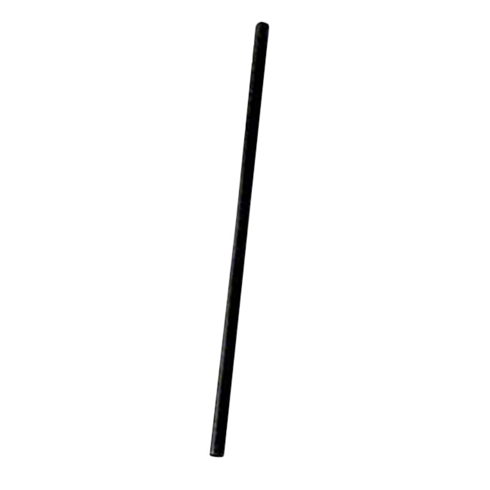 Goldmax Giant Plastic Straws, 7 3/4in, Black, Case Of 1,500