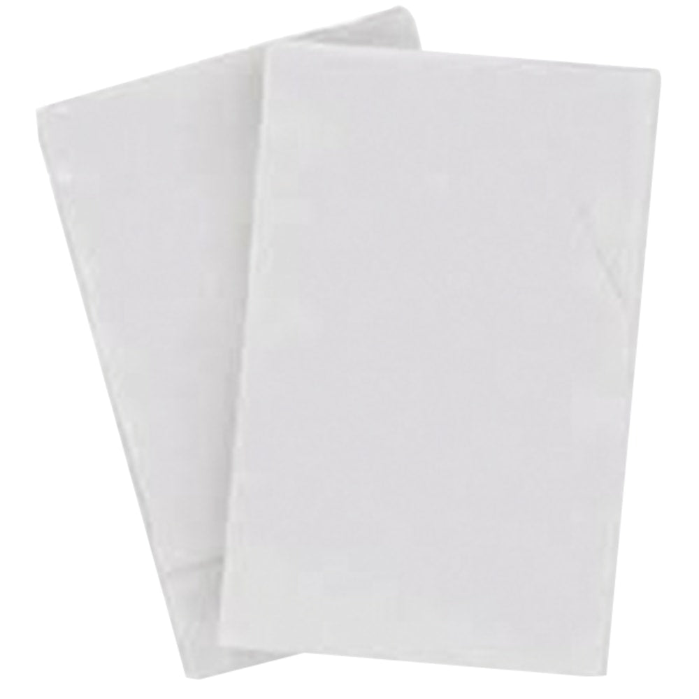 Paterson Pacific 1-Ply Linen-Like Napkins, 17in x 17in, White, Case Of 500