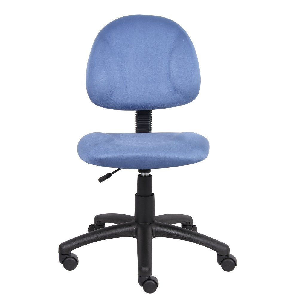 Boss Office Products Microfiber Task Chair, Blue