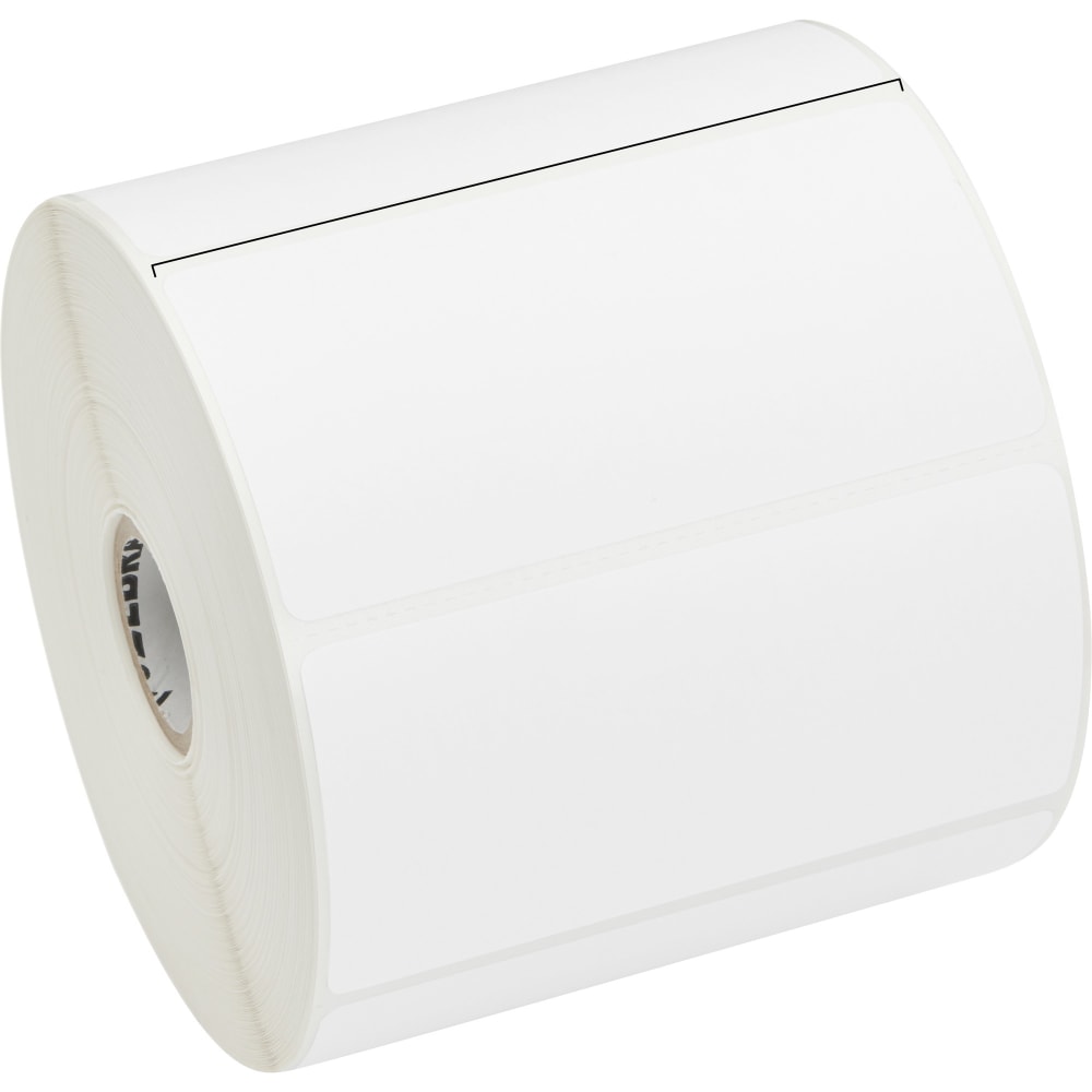 Zebra Label Paper, U82578, 4in x 2in Direct Thermal Zebra ZSelect 4000D, 1in Core