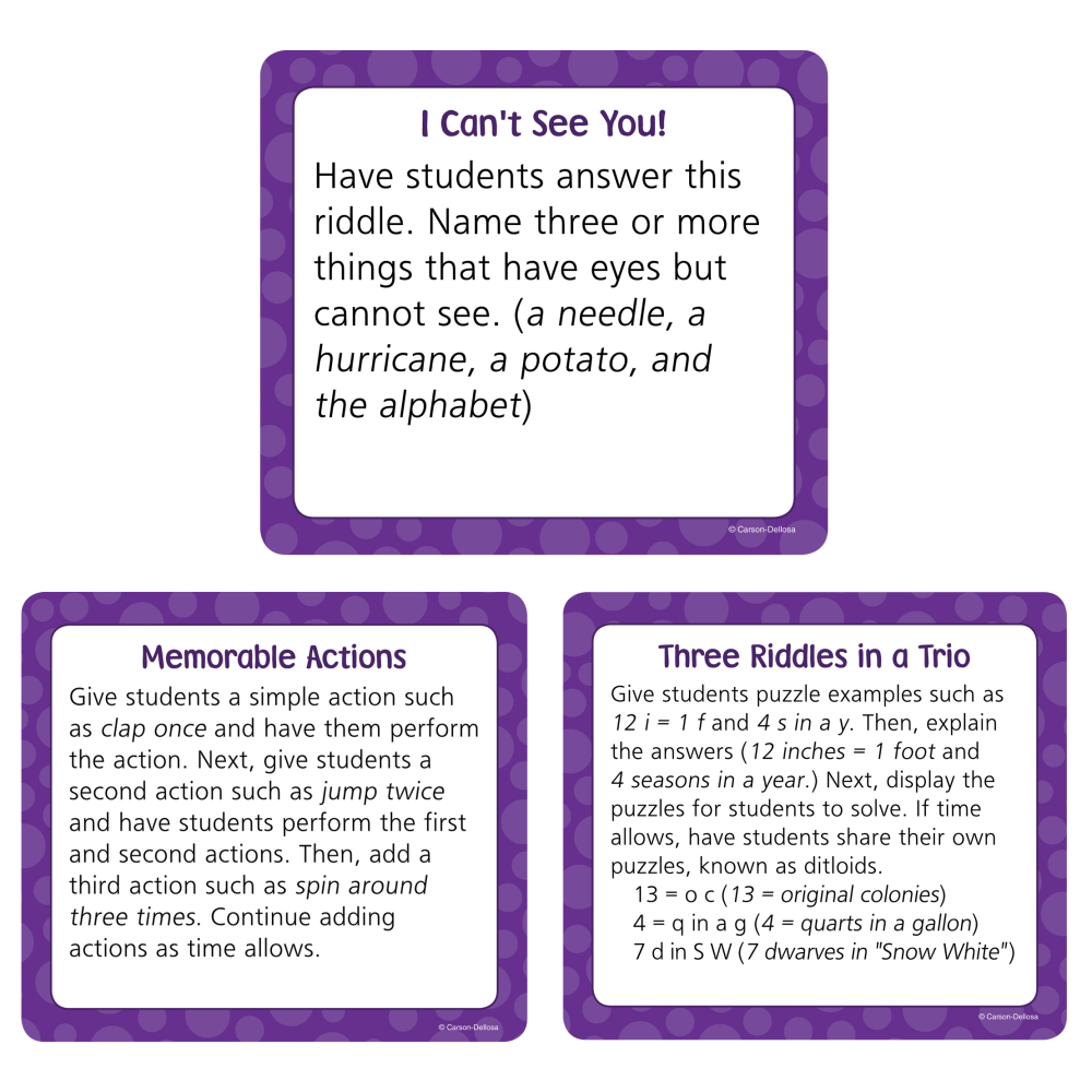 Carson-Dellosa Brain Breaks Curriculum Cut-Outs, Brain Benders, Grades K-5