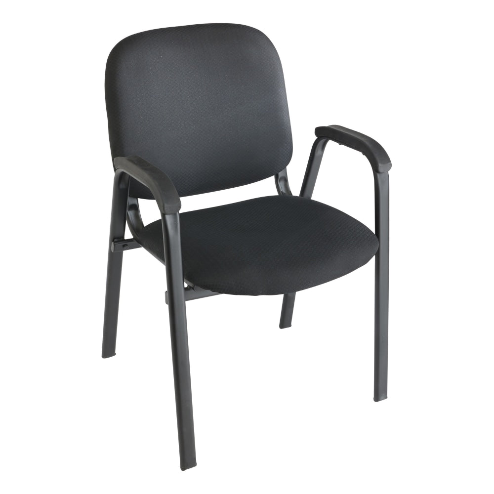 Realspace Stacking Guest Chair, Black