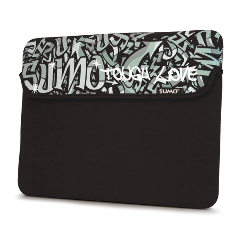 SUMO Graffiti 13in Macbook Sleeve - 10in x 13.5in x 1in - Neoprene - Black