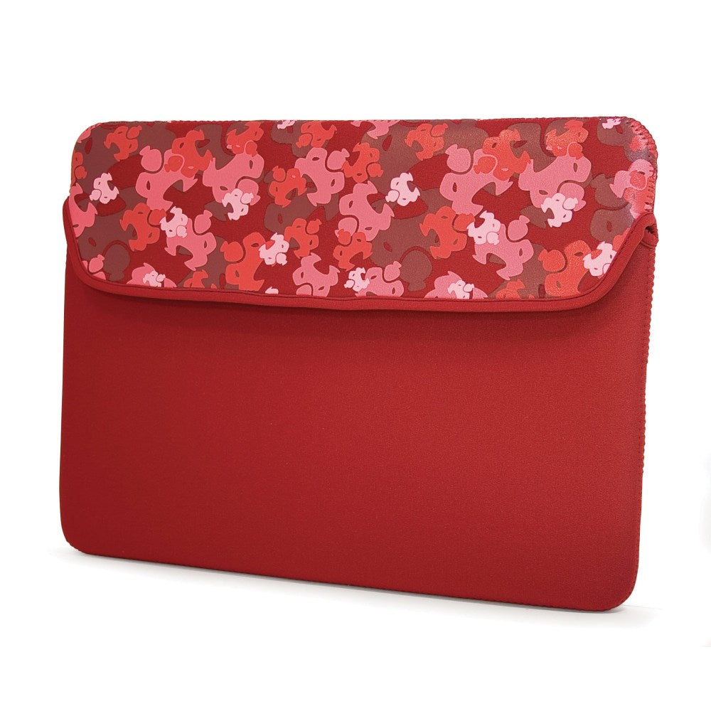 Sumo Neoprene Camo Sleeve With 14.1in Laptop Pocket, Red, ME-SUMO66157M