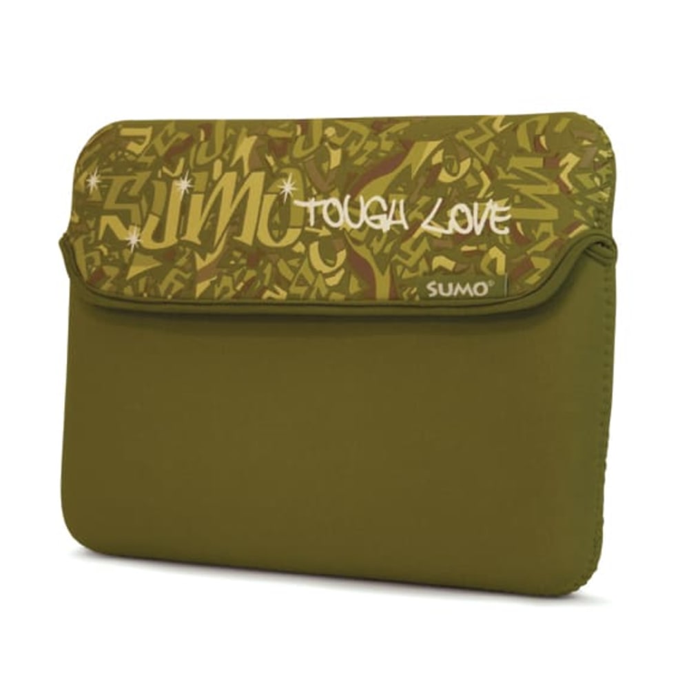Mobile Edge Sumo 14.1in Notebook or 15.4in MacBook Graffiti Sleeve - Notebook sleeve - 14.1in / 15.4in - green