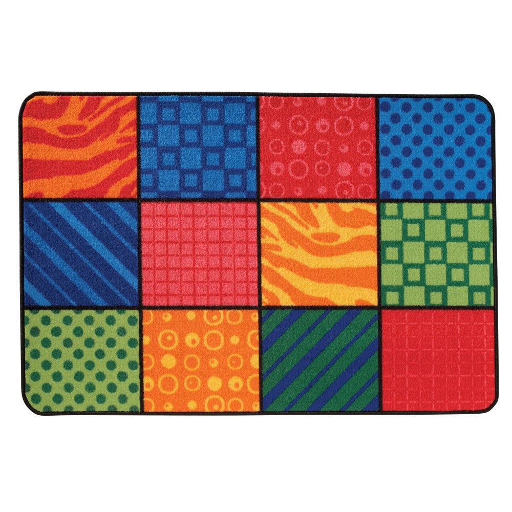 Carpets for Kids KID$Value Rugs Patterns At Play Activity Rug, 4ft x 6ft , Multicolor