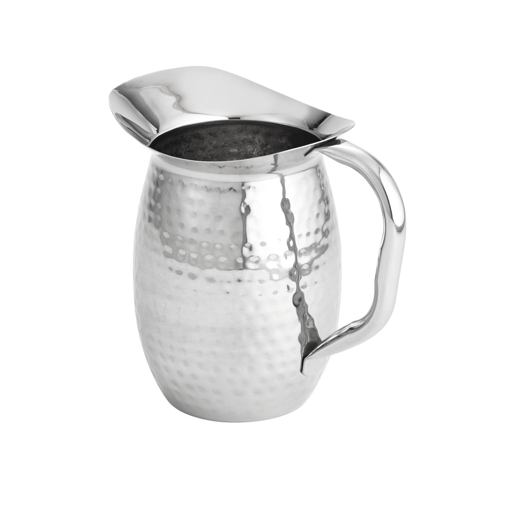 Vollrath Artisan Hammered Stainless-Steel Pitcher, 64 Oz