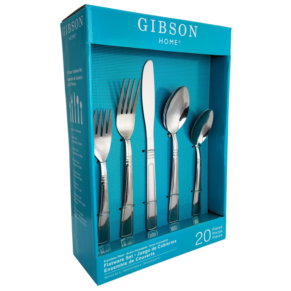 Gibson Home Creston 20-Piece Flatware Set