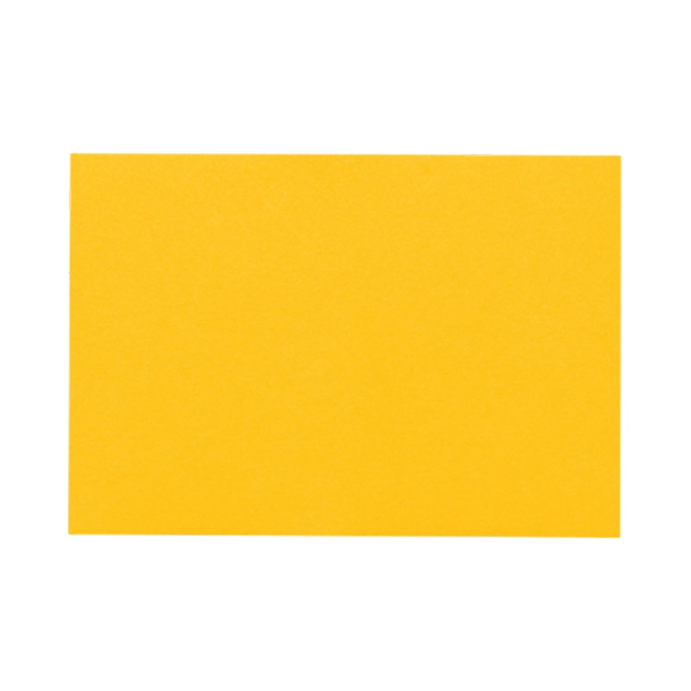 LUX Flat Cards, A2, 4 1/4in x 5 1/2in, Sunflower Yellow, Pack Of 50
