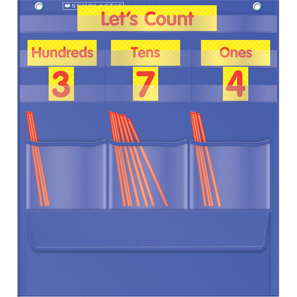 Scholastic Counting Caddie And Place Value Pocket Chart