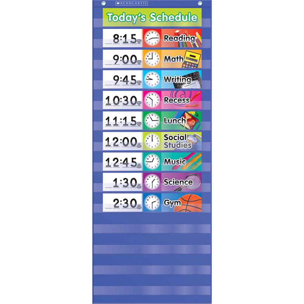 Scholastic Daily Schedule Pocket Chart