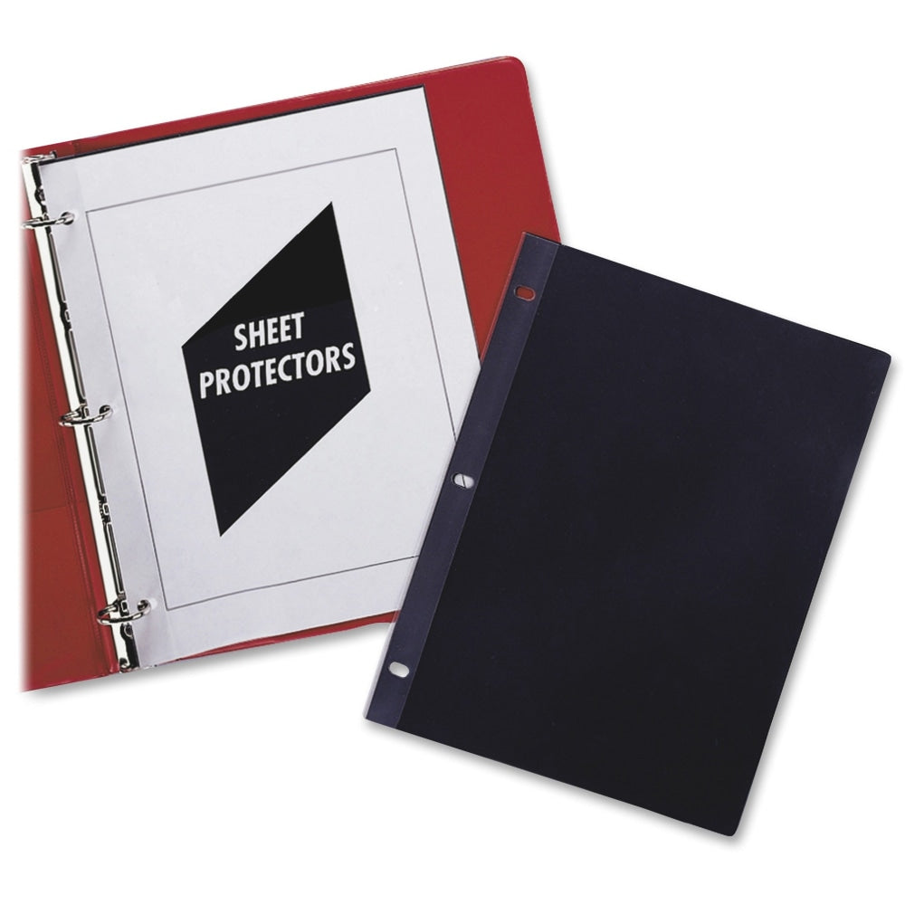 C-Line Traditional Standard Weight Polypropylene Sheet Protector - Letter 8.50in x 11in - Polypropylene - 100 / Box - Clear"