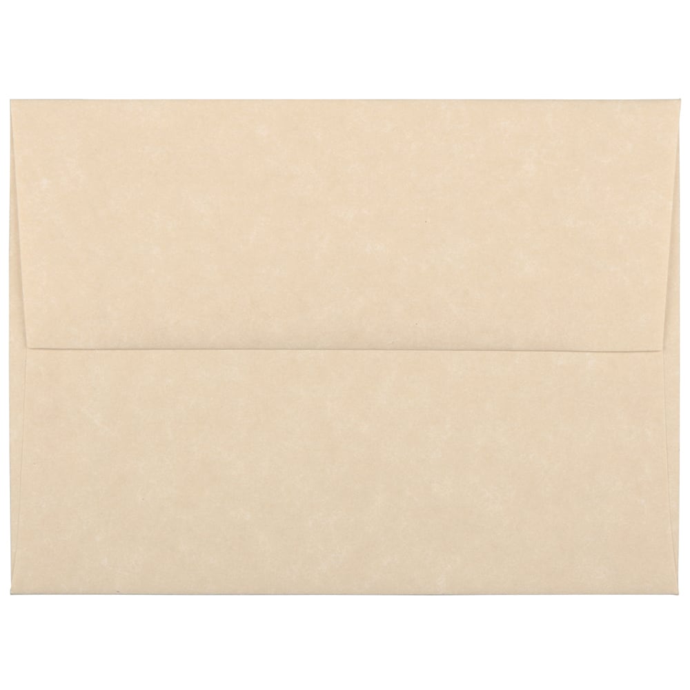 JAM Paper Booklet Invitation Envelopes, A2, Gummed Seal, 30% Recycled, Brown, Pack Of 25