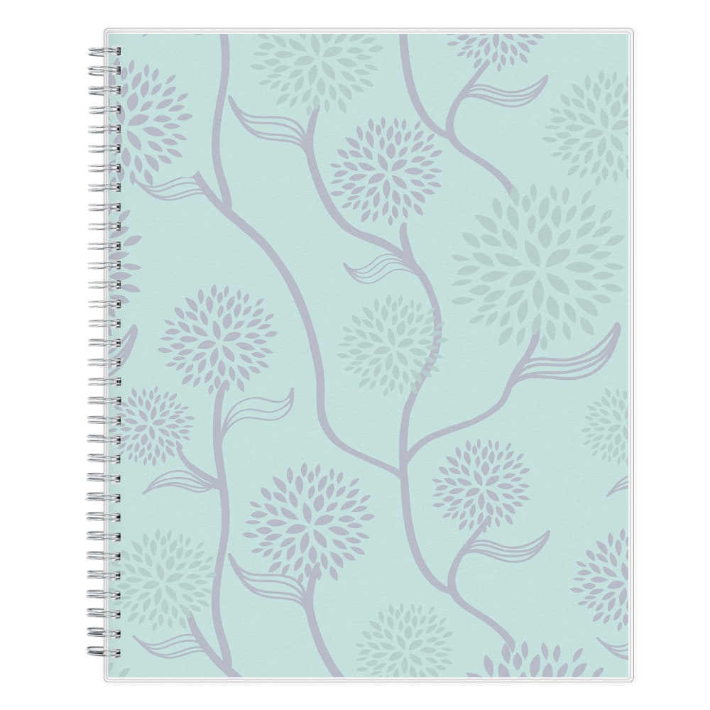 2025 Blue Sky Weekly/Monthly Planning Calendar, 8-1/2in x 11in, Rue Du Flore, January 2025 To December 2025