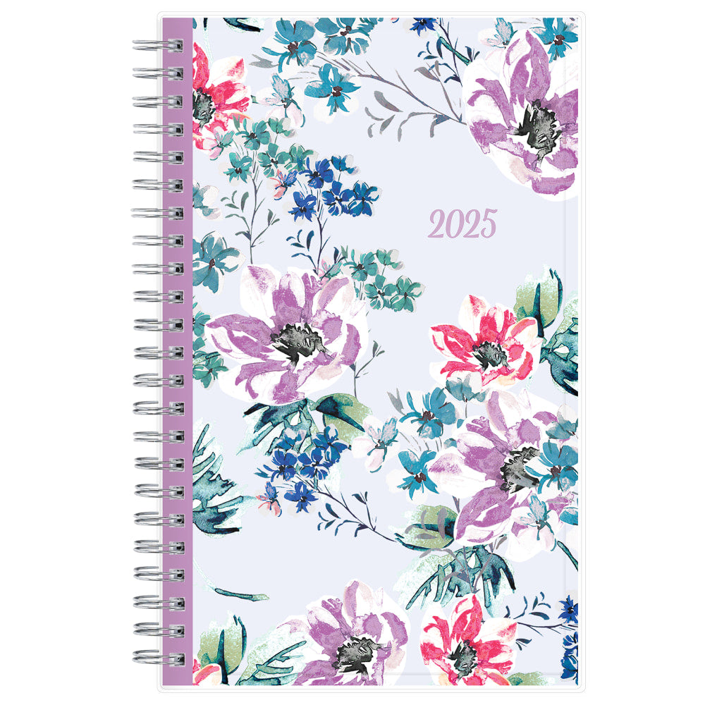 2025 Blue Sky Weekly/Monthly Planning Calendar, 5in x 8in, Laila, January To December