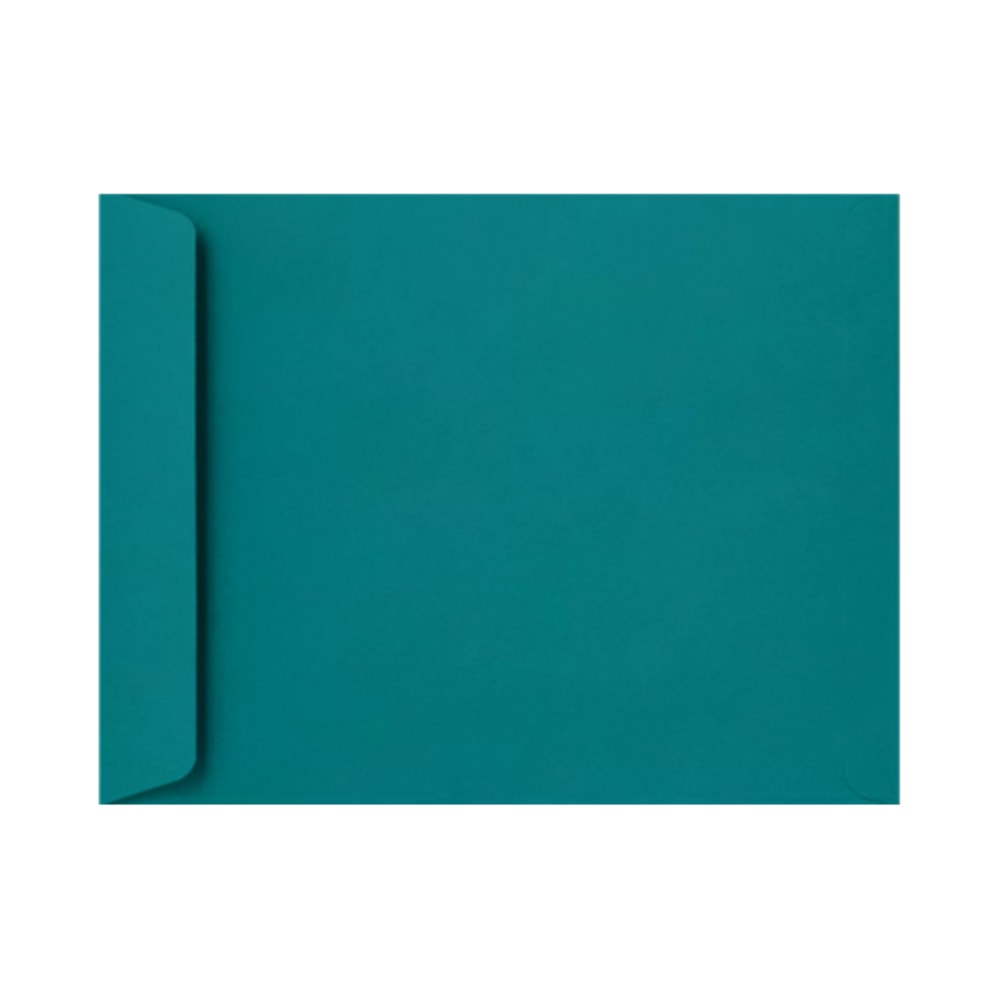 LUX Open-End 10in x 13in Envelopes, Peel & Press Closure, Teal, Pack Of 1,000