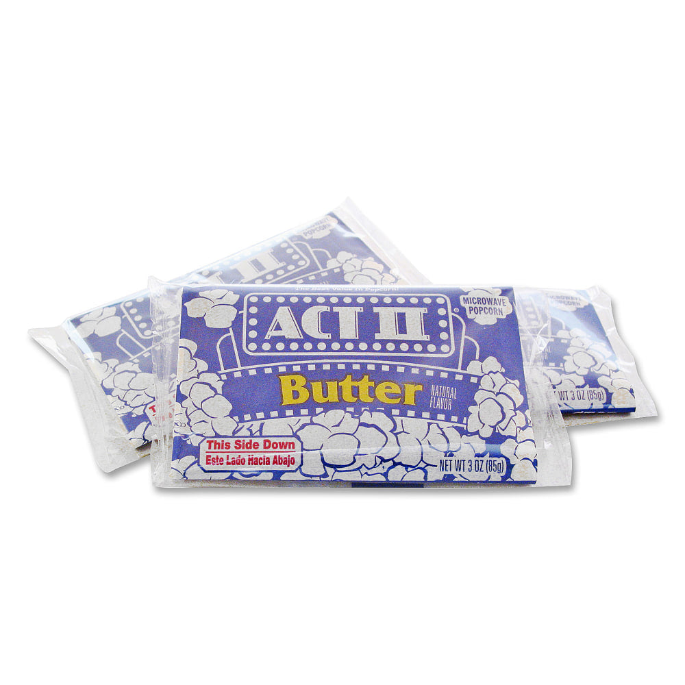 ACT II Microwave Popcorn, 2.75 Oz, Pack Of 36