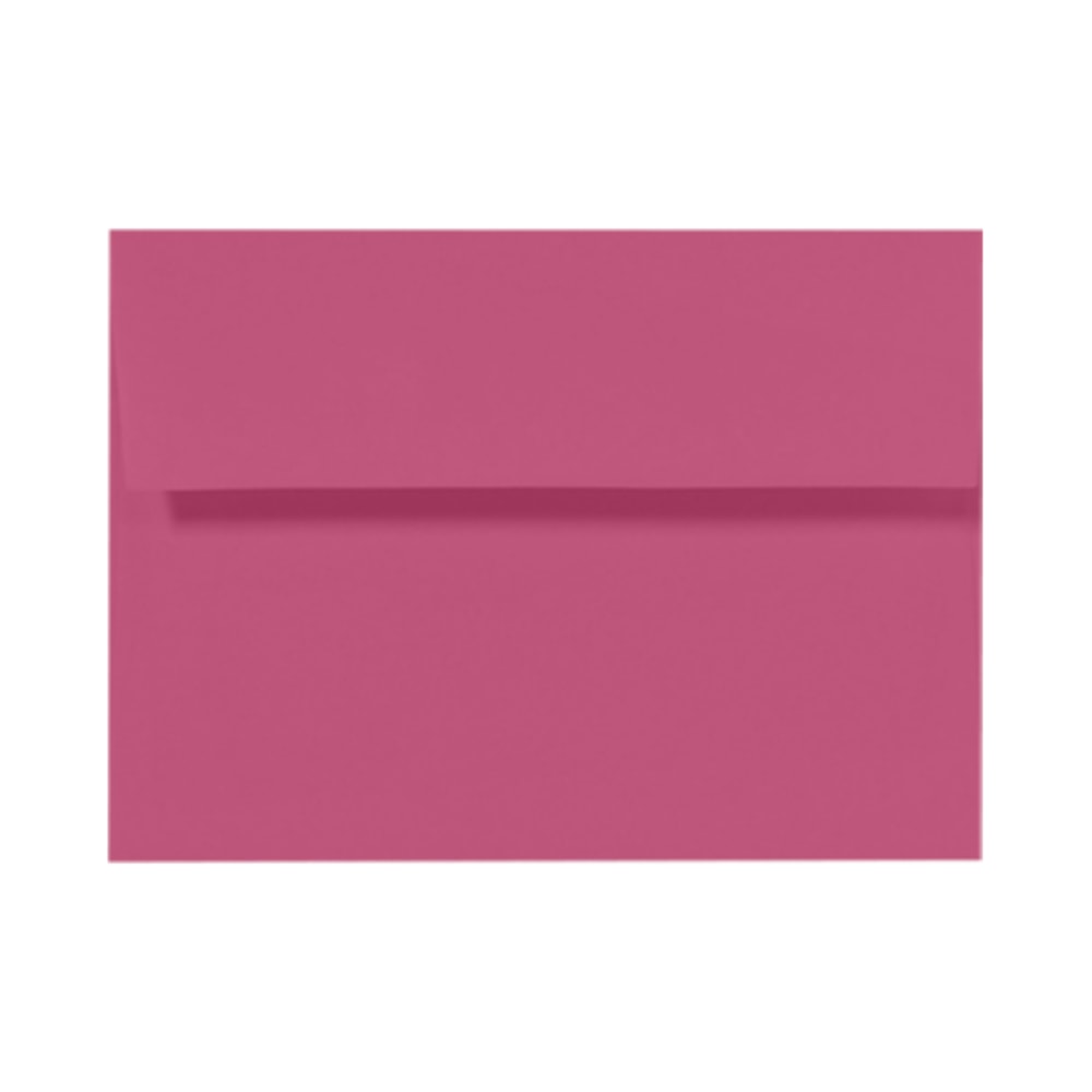 LUX Invitation Envelopes, #4 Bar (A1), Peel & Press Closure, Magenta, Pack Of 250