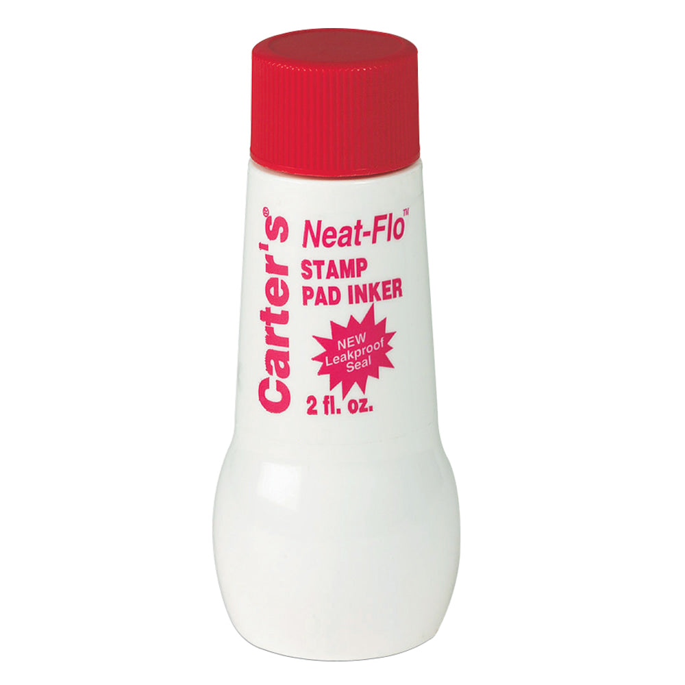 Avery Carters Neat-Flo Stamp Pad Inker, Red