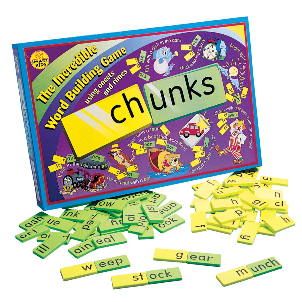 Didax Chunks Word-Building Game, 16ft" x 10 1/2ft", Grades 1-4