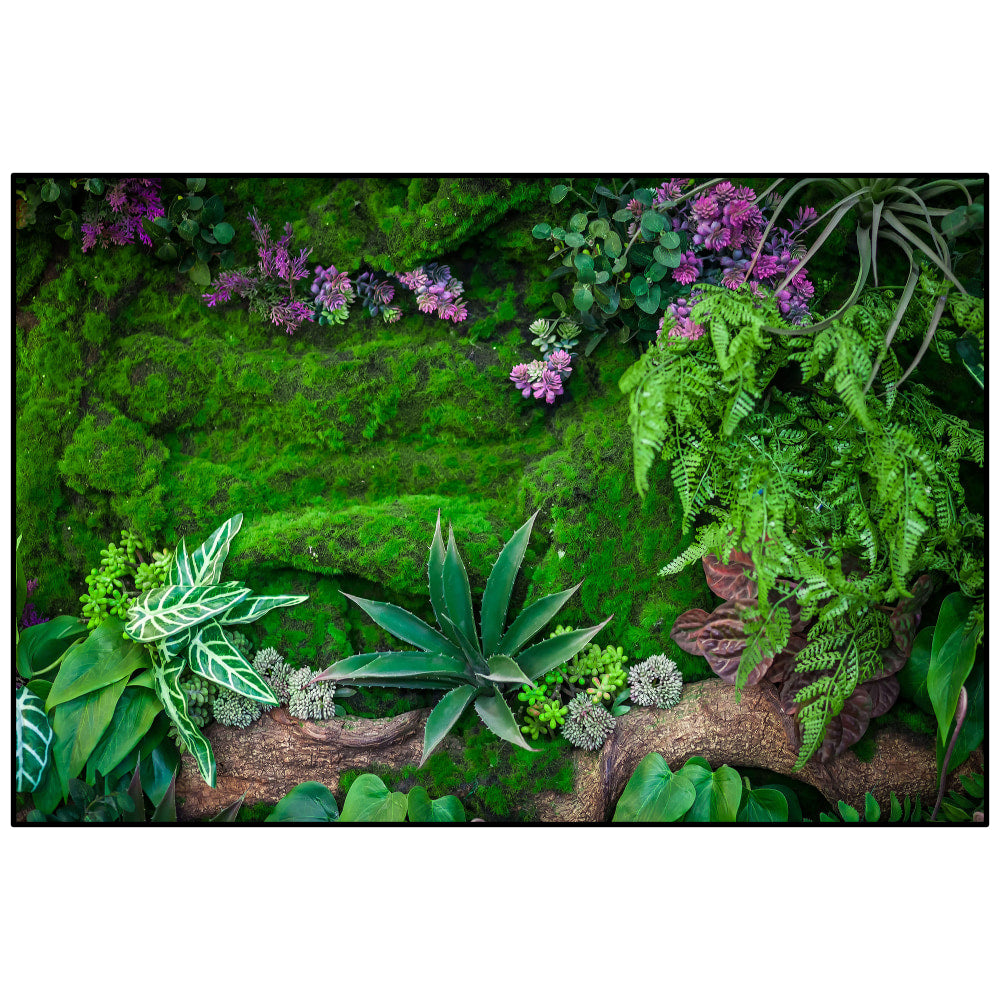 Carpets for Kids Pixel Perfect Collection Jungle Floor Activity Rug, 6ft x 9ft, Green