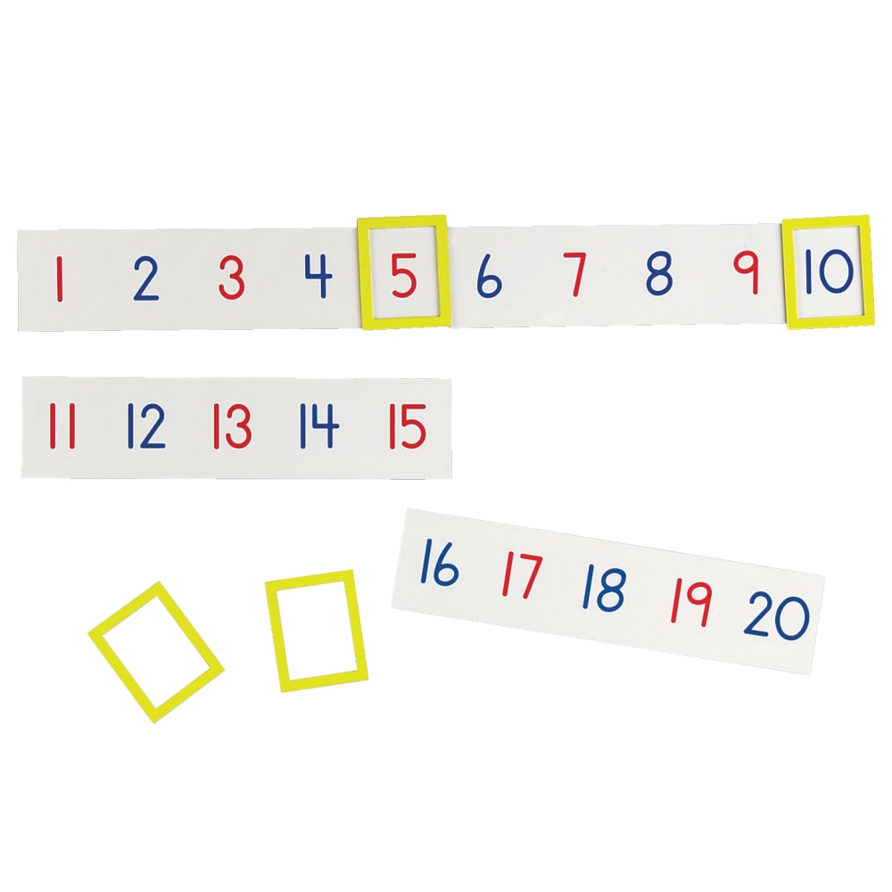 Learning Resources Magnetic Number Line Set, 2 1/4in x 9 1/2in, Multicolor, Pre-K - Grade 2