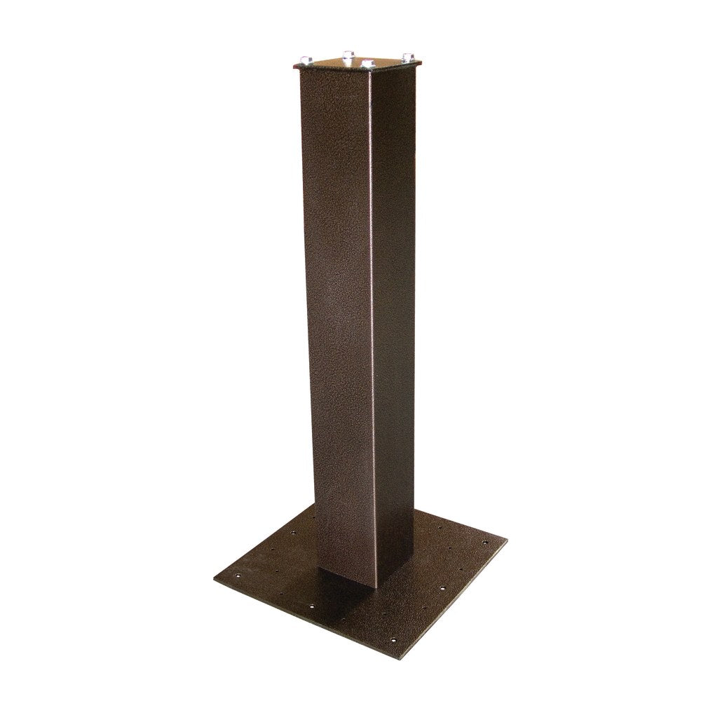 Mail Boss 27in Surface Mount Mailbox Post, 27inH x 4inW x 4inD, Bronze