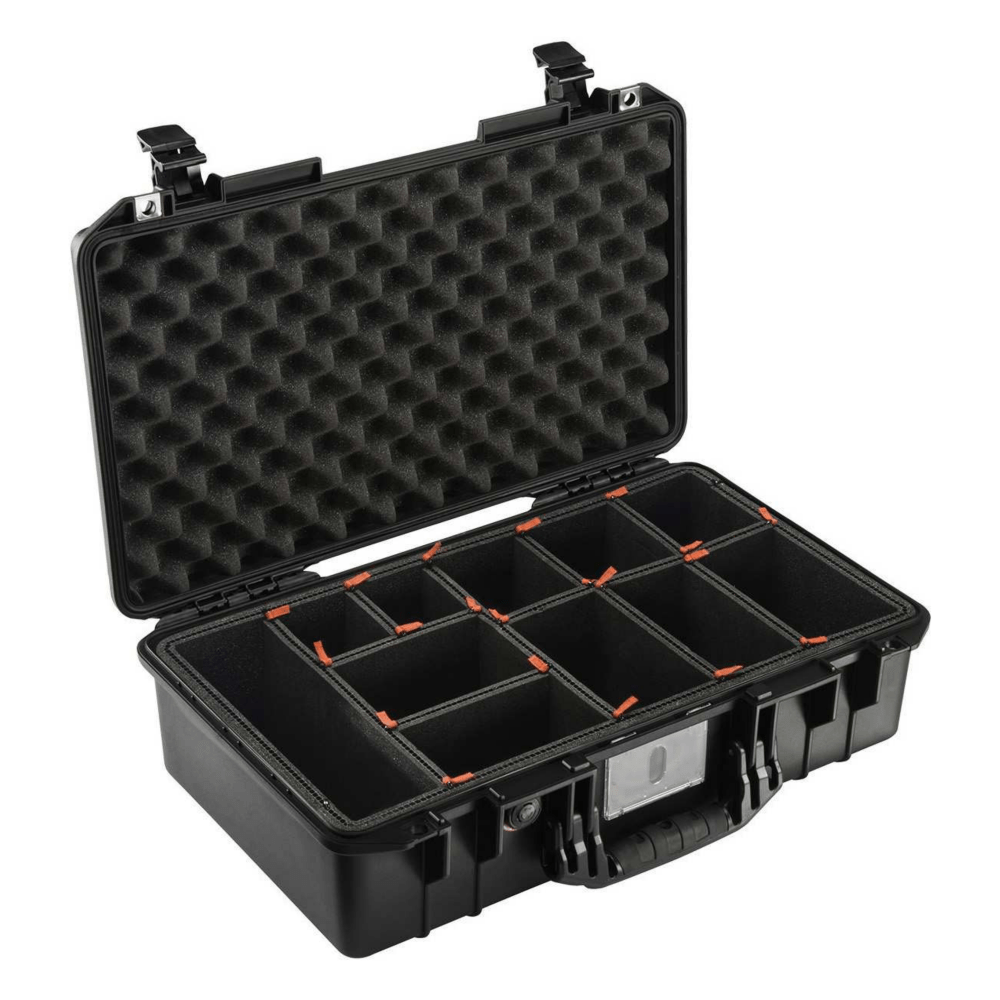 Pelican Air Protector Case With TrekPak Divider System, 7 1/2inH x 22inW x 14inD, Black