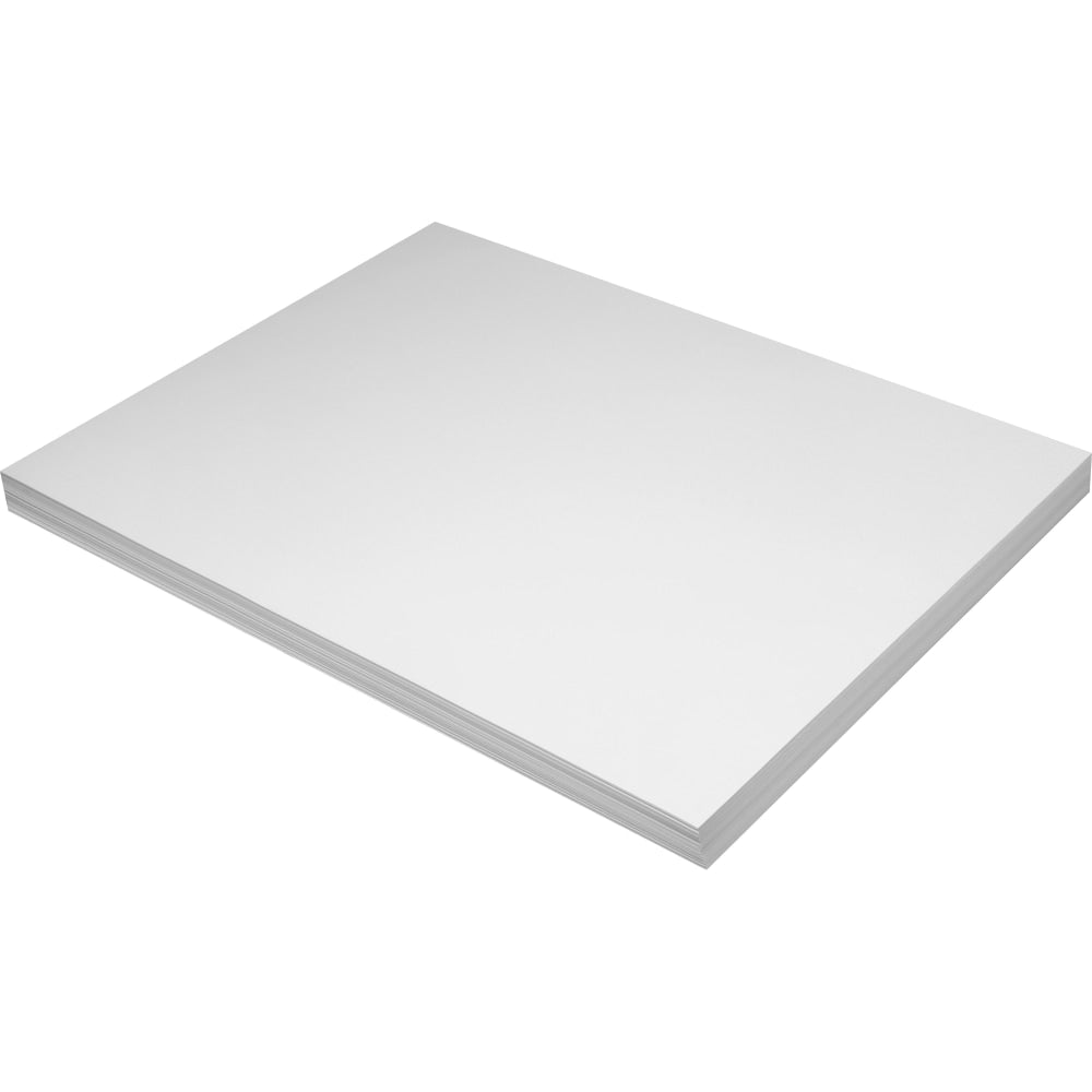 Pacon Tag Board, 18in x 24in, 150 Lb, White, Pack Of 100