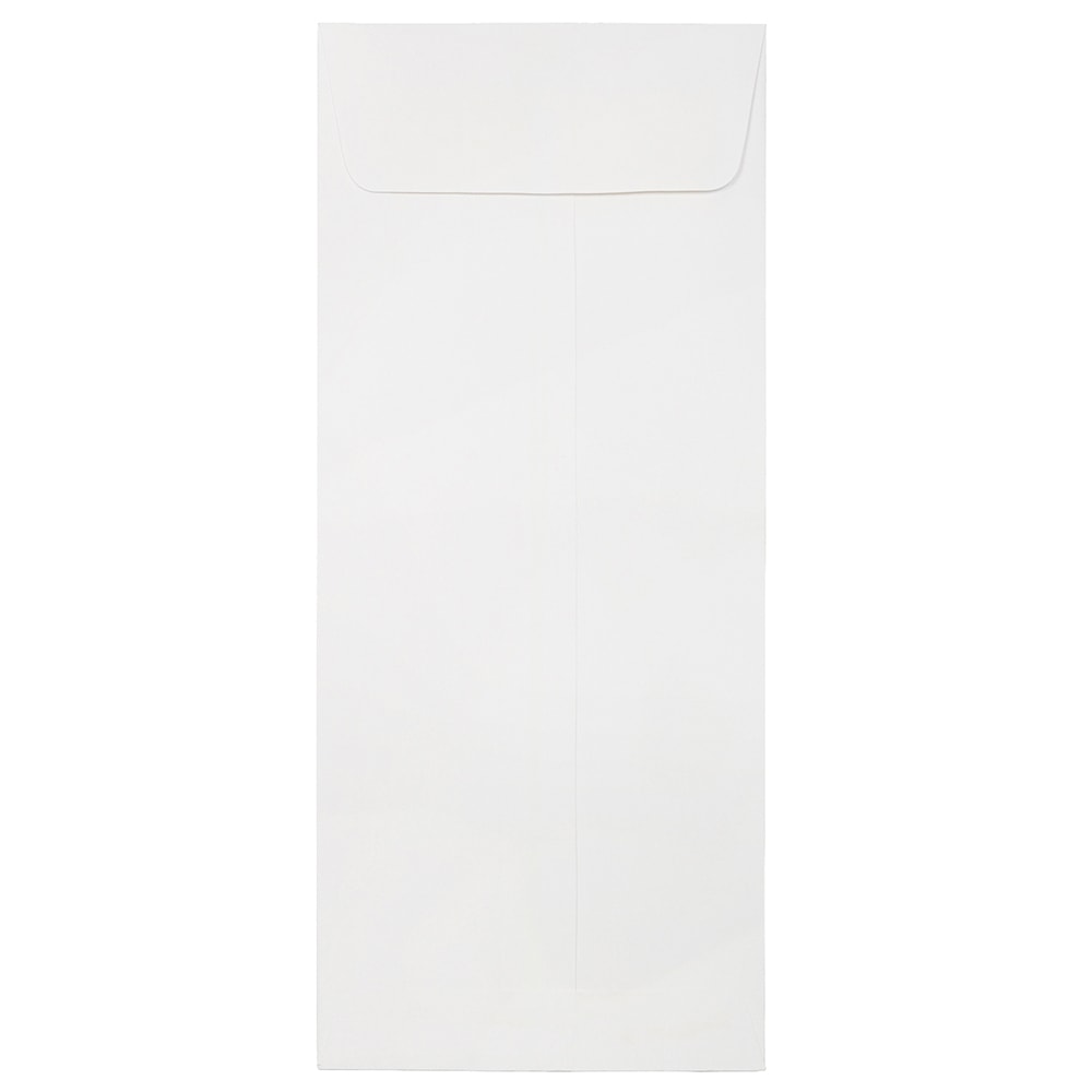 JAM Paper Policy Envelopes, #14, Gummed Seal, Strathmore Bright White, Pack Of 25