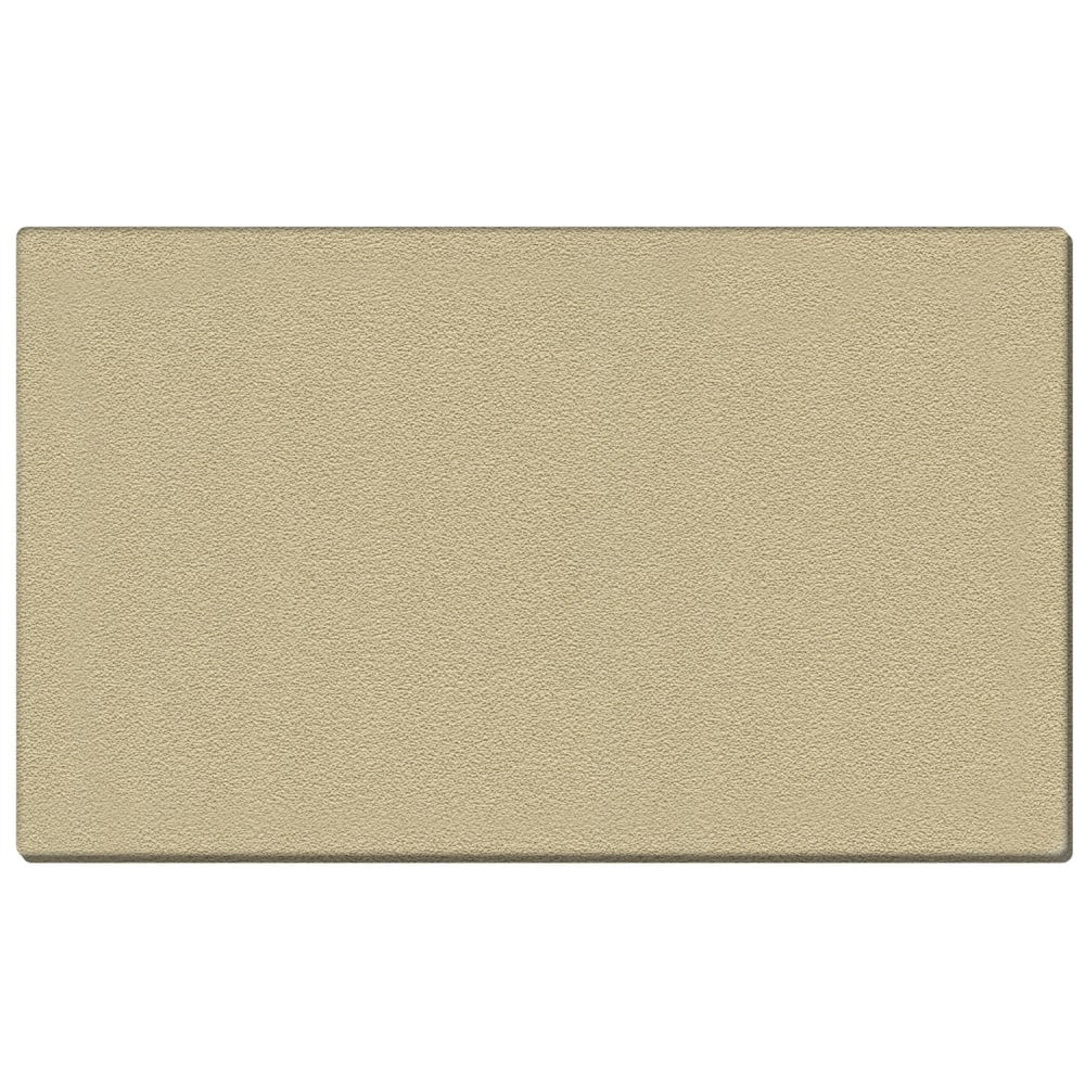Ghent Non-Magnetic Fiber Bulletin Board, Vinyl, 4ft x 5ft, Caramel, Vinyl Frame
