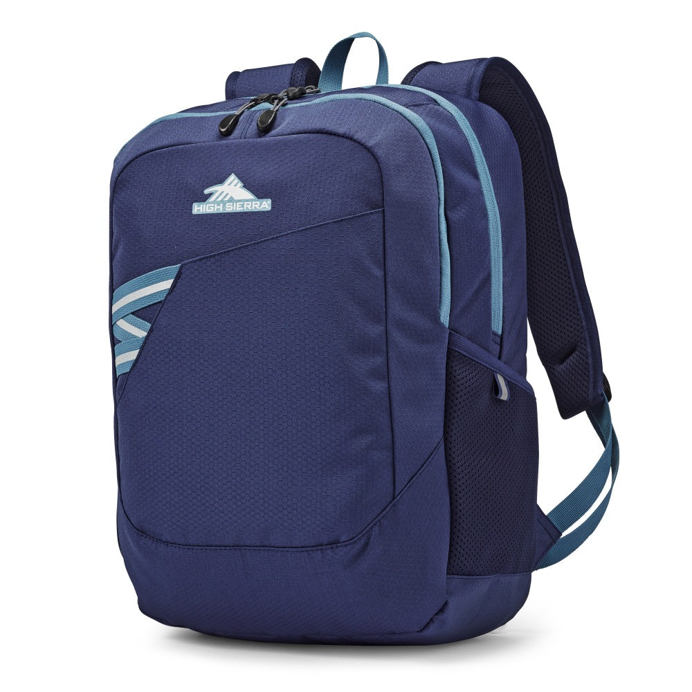 High Sierra Outburst Backpack With 15.6in Laptop Pocket, Blue
