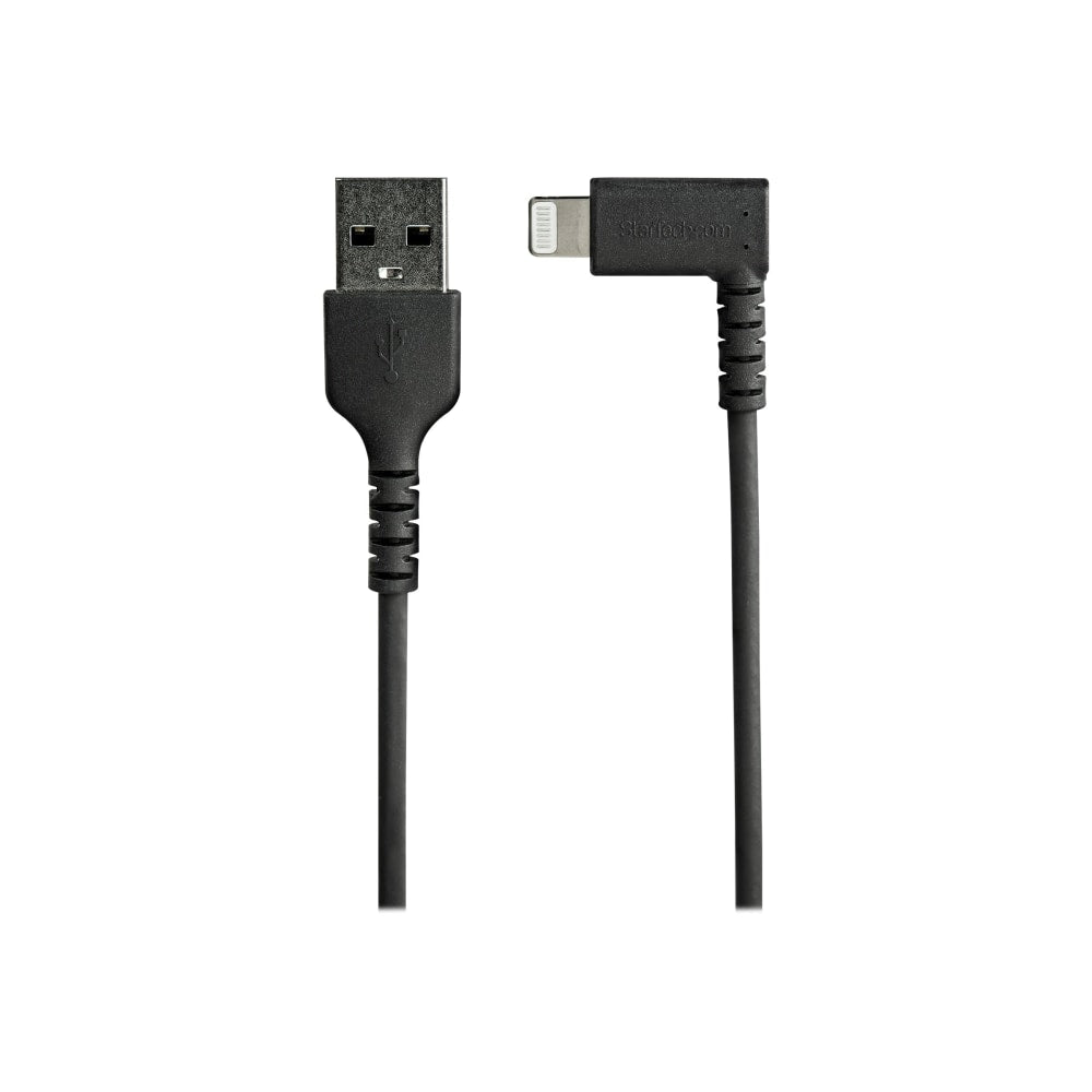 StarTech.com 1 m Lightning Cable - 3.30ft Lightning/USB Data Transfer Cable for iPhone, iPad - First End: 1 x 8-pin Lightning Male Proprietary Connector - Second End: 1 x 4-pin Type A Male USB - 60 MB/s - MFI - Shielding - Nickel Plated Connector - Black