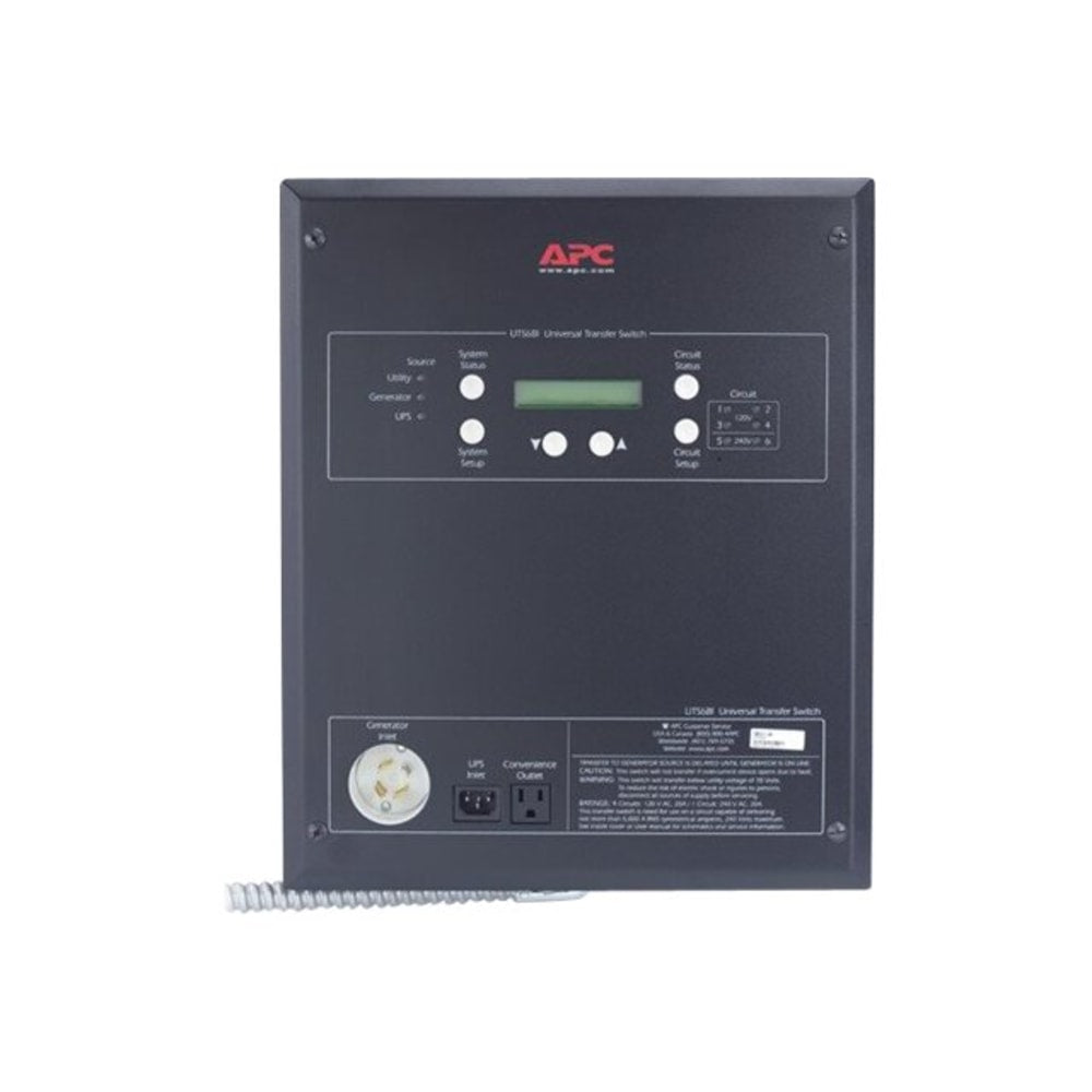 APC Universal Transfer Switch 6-Circuit - Bypass switch - AC 120/240 V