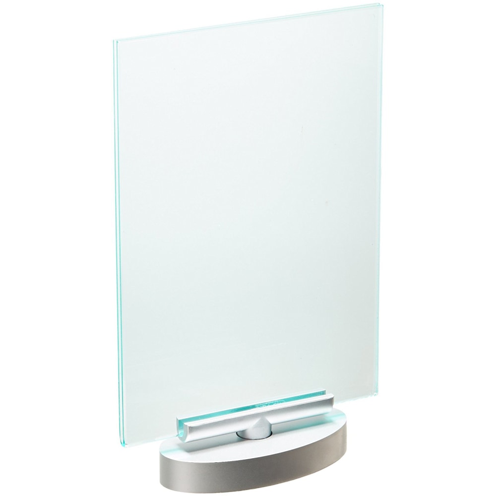 Deflecto Superior Image Swivel Sign Holder, 8inH x 5inW x 1 4/5inD, Clear