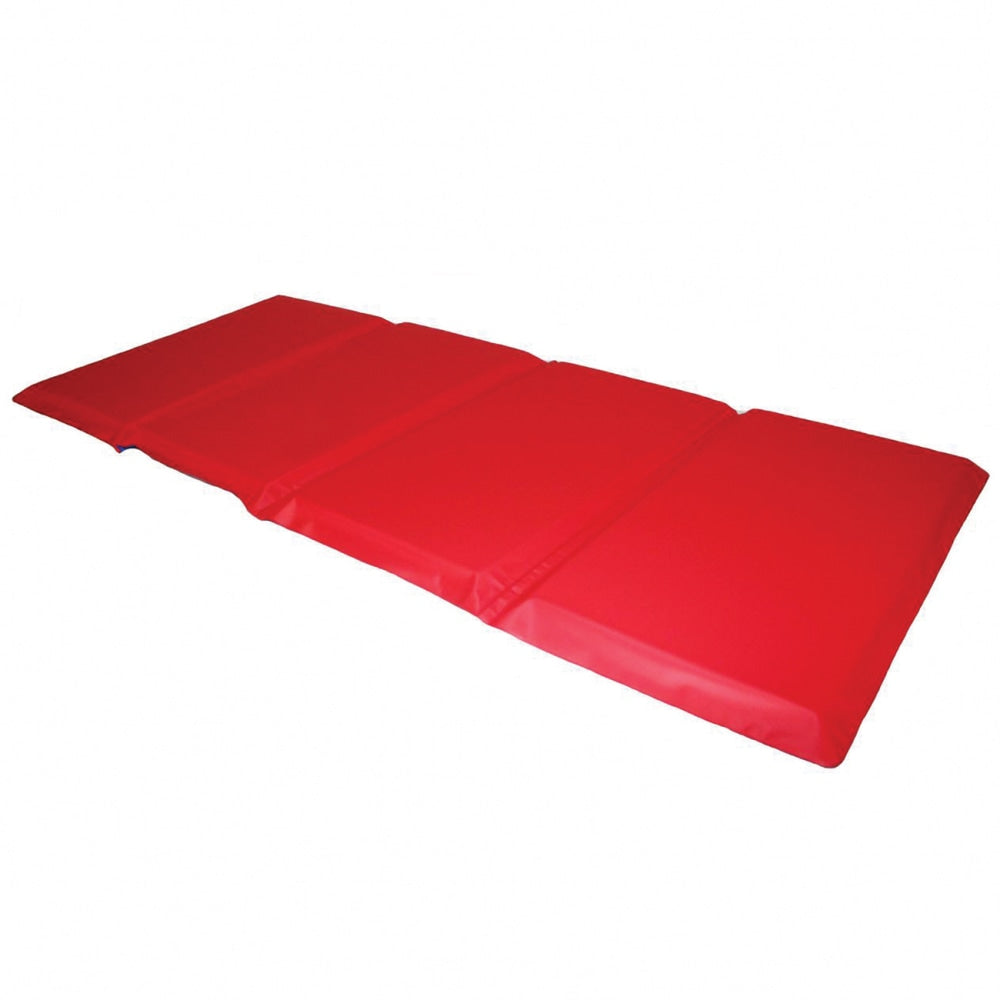 Peerless Plastics Basic KinderMats, 5/8inH x 19inW x 45inD, Blue/Red, Pre-K - Grade 1, Pack Of 2