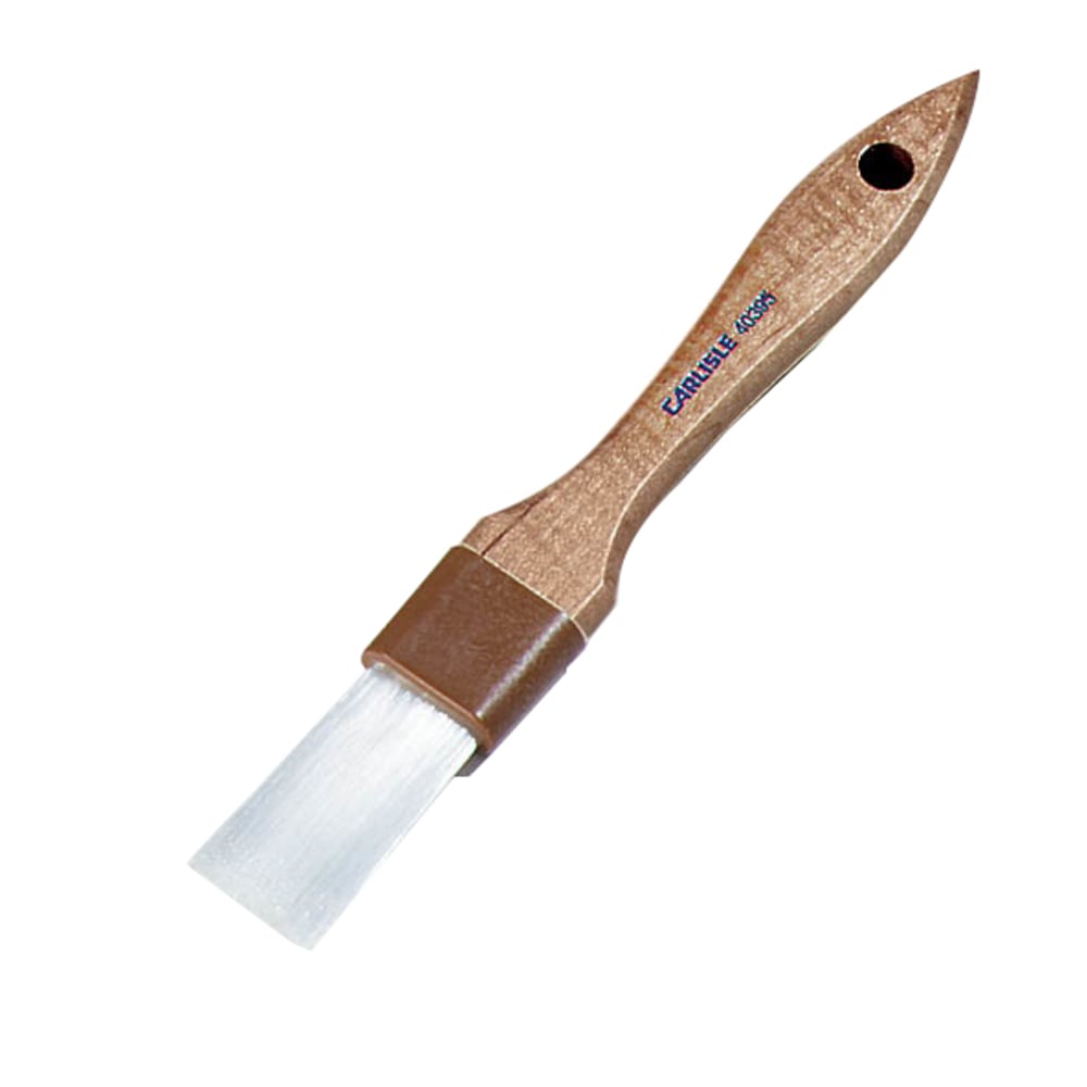 Sparta Nylon-Bristle Brushes, 1inW, Brown, Pack Of 12