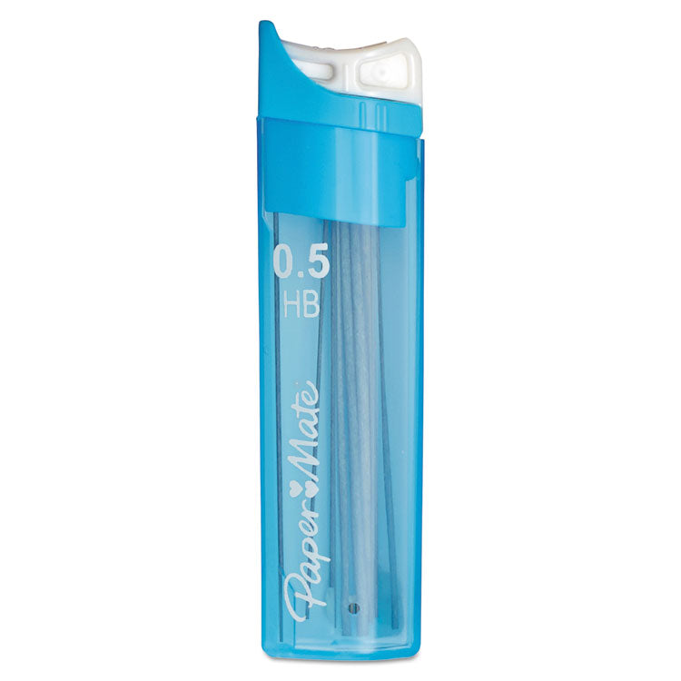 Lead Refills, 0.5 Mm, Hb, Black, 35/Tube, 3 Tubes/Pack
