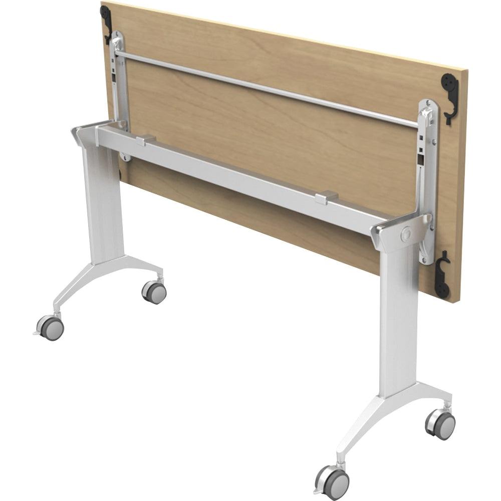 Special-T Link 72in Table Flip Base - Metallic Silver Flip Base - 27.75in Height x 17.50in Width - Assembly Required