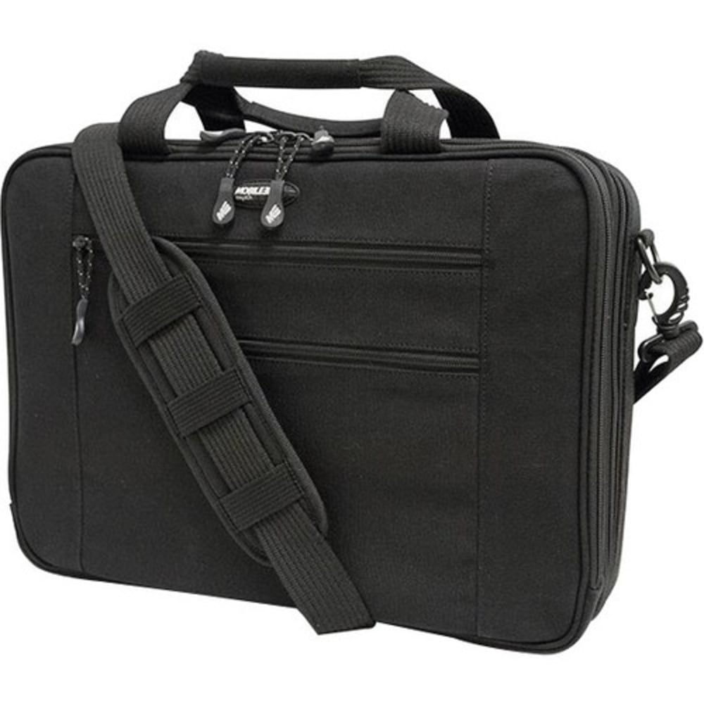 Mobile Edge E-Collection Briefcase And Shoulder Strap, With 16in Laptop Pocket, Black