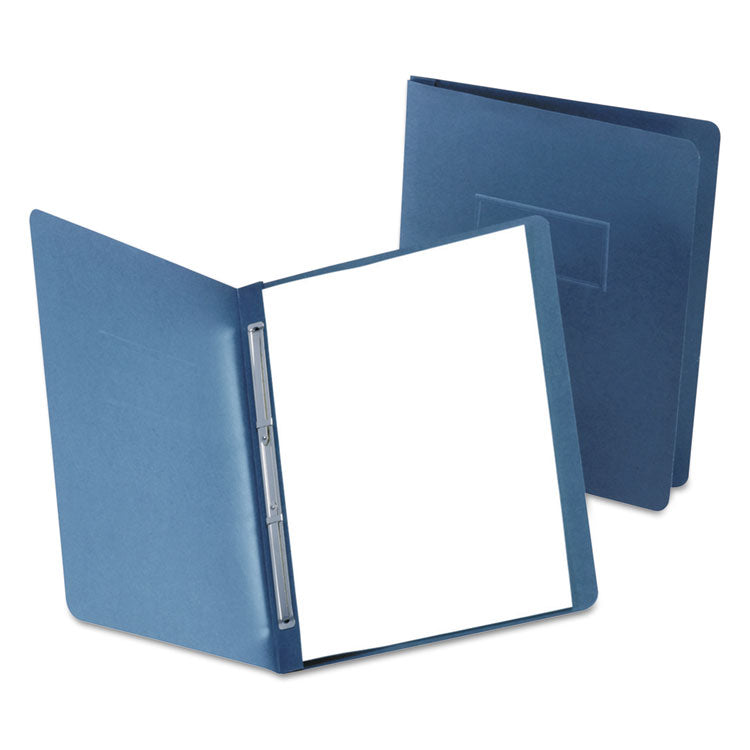 Presslock Report Cover, Two-Prong Fastener, 3" Capacity, 8.5 X 11, Dark Blue/dark Blue, 25/box