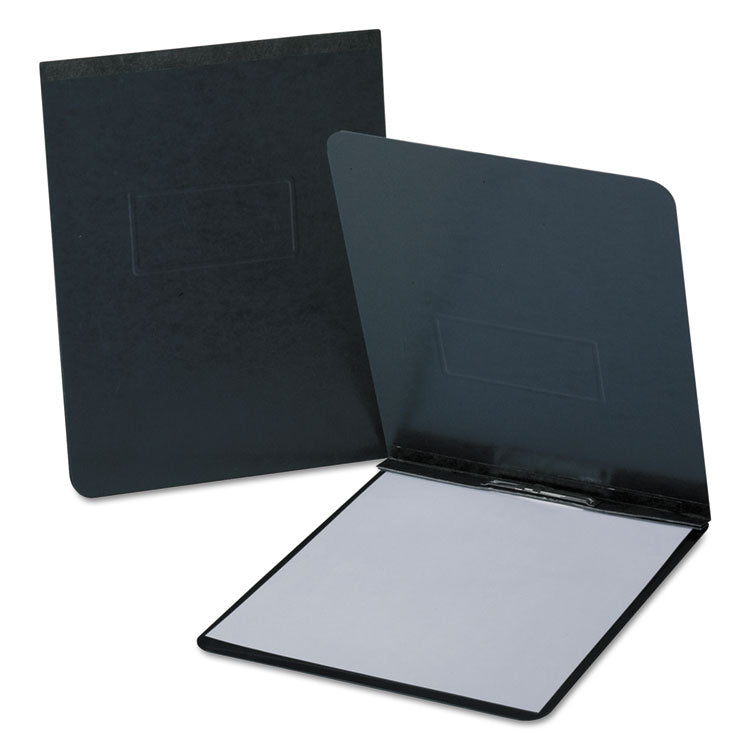 PressGuard Report Cover with Reinforced Top Hinge, Two-Prong Metal Fastener, 2" Capacity, 8.5 x 11, Black/Black