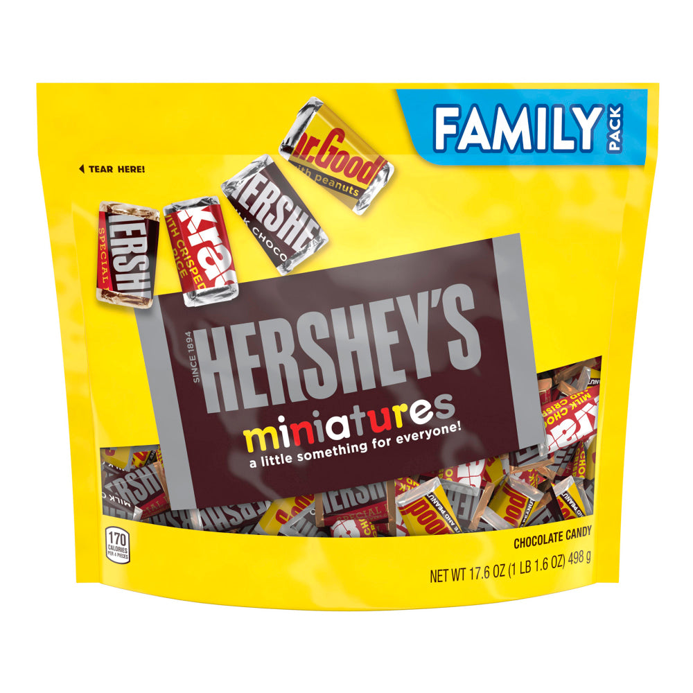 Hersheys Miniatures Chocolate Candy Assortment, 17.6 Oz Bag