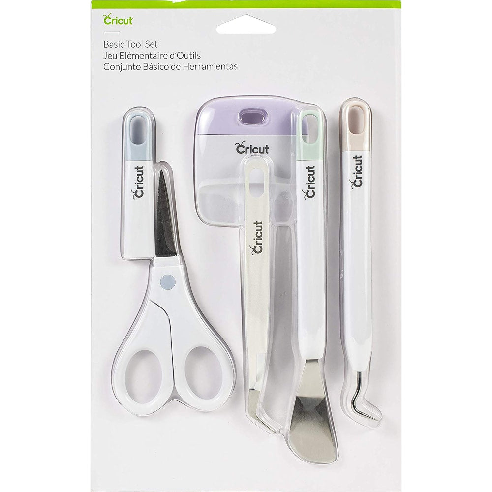 Cricut 5-Piece Basic Tool Set, Assorted Colors
