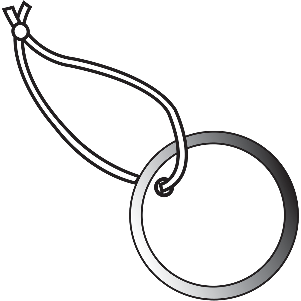 Partners Brand Metal Rim Tags, 100% Recycled, 1 1/2in, White, Case Of 100
