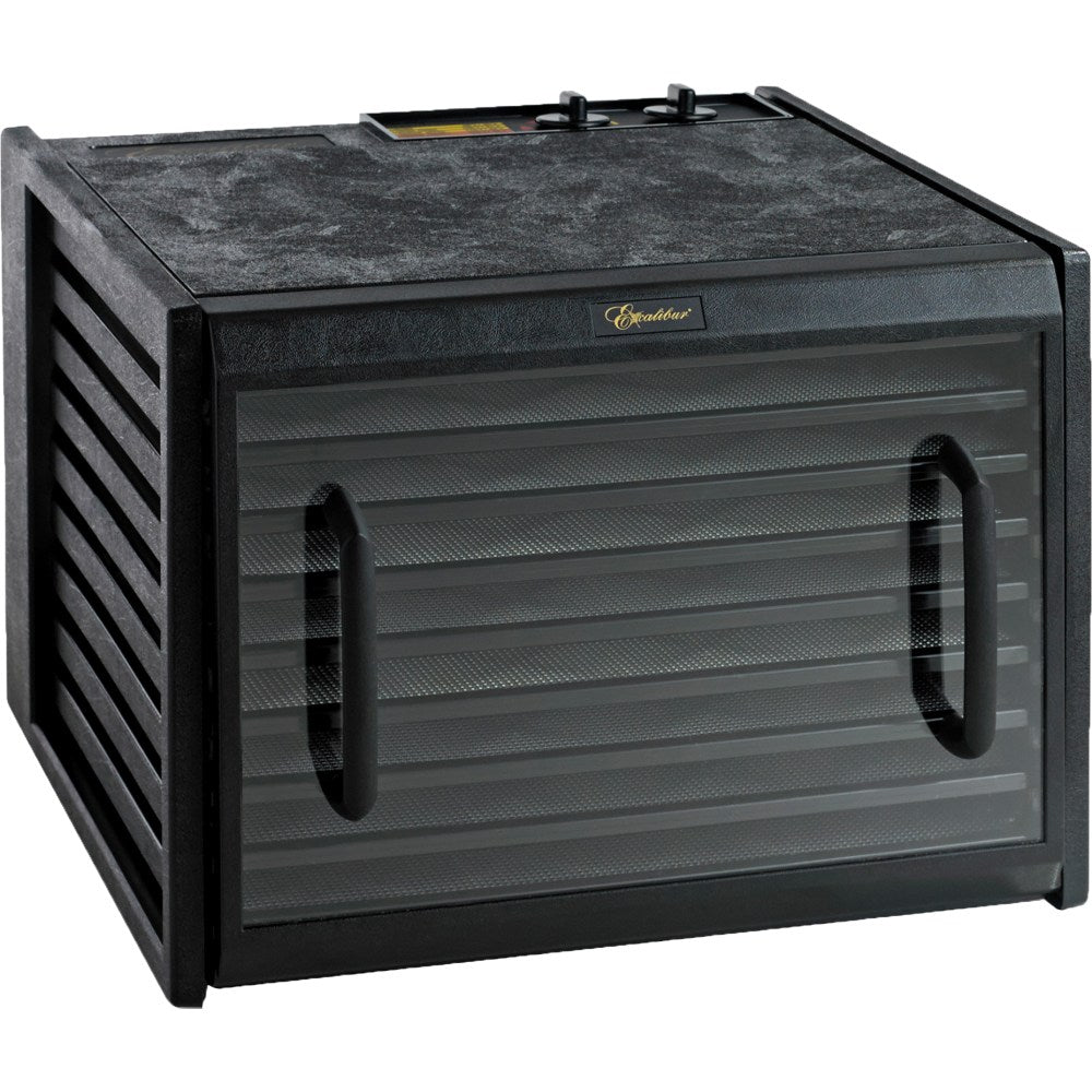 Excalibur 9-Tray Food Dehydrator, 6-1/2inH x 16-1/4inW x 13inD, Black
