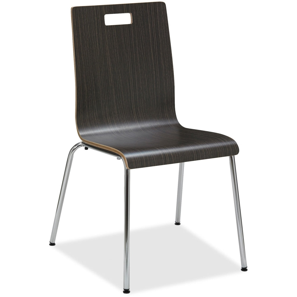 Lorell Bentwood Cafe Chair, 34inH, Espresso, Set Of 2