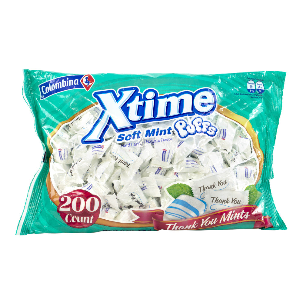 Colombina Thank You Soft Mint Puffs, 31.74 Oz, Pack Of 200