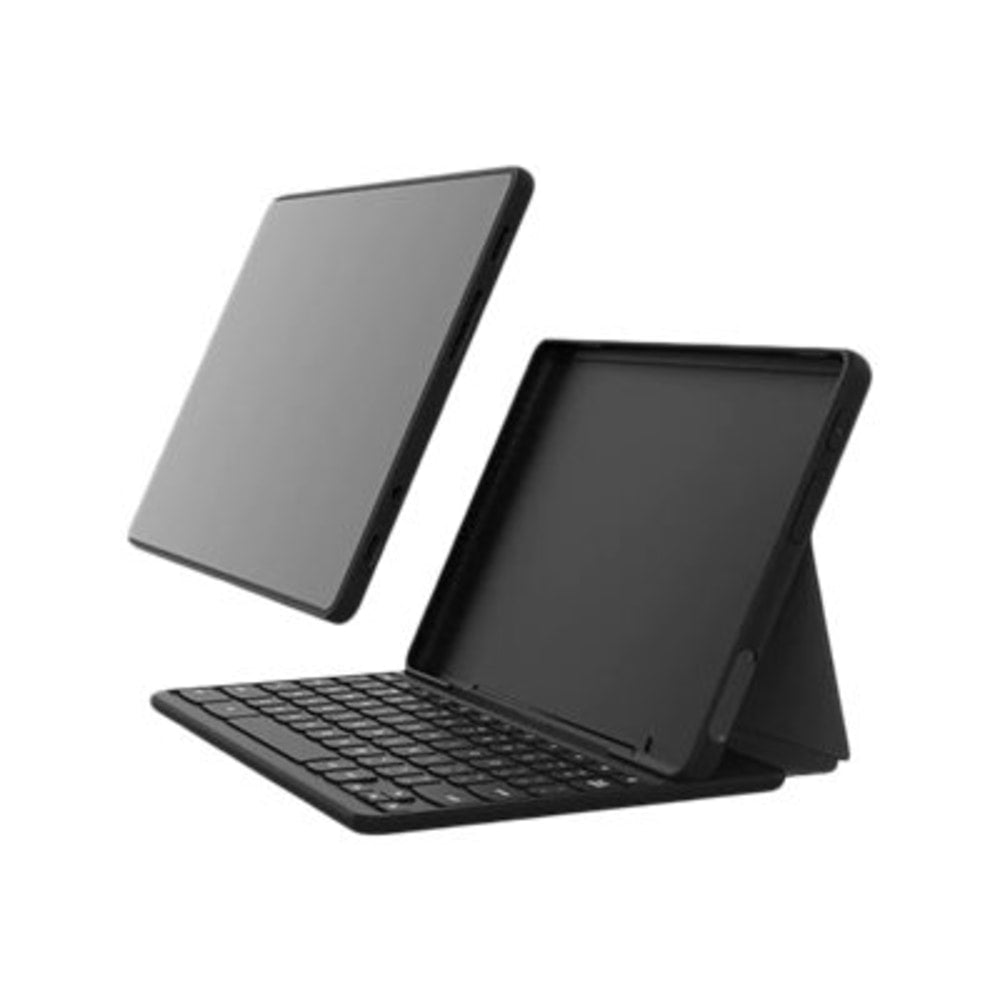 Lenovo - Keyboard and folio case - POGO pin - QWERTY - US - black keyboard, black case - for 10e Chromebook Tablet 82AM, 82AQ; ThinkCentre M75t Gen 2 11W5