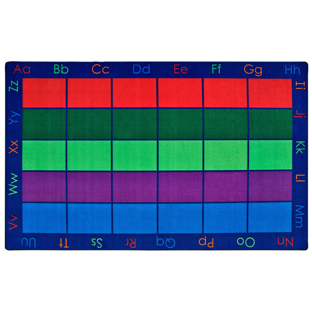 Carpets for Kids Premium Collection Colorful Places Seating Rug, 8ft4in x 13ft4in, Multicolor